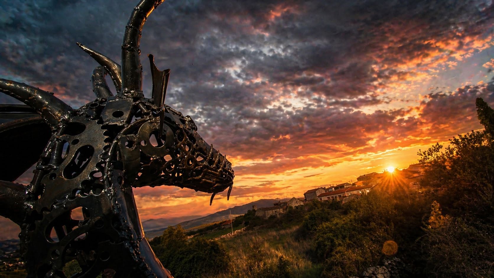 Detalle del Dragón de Manjabálago
